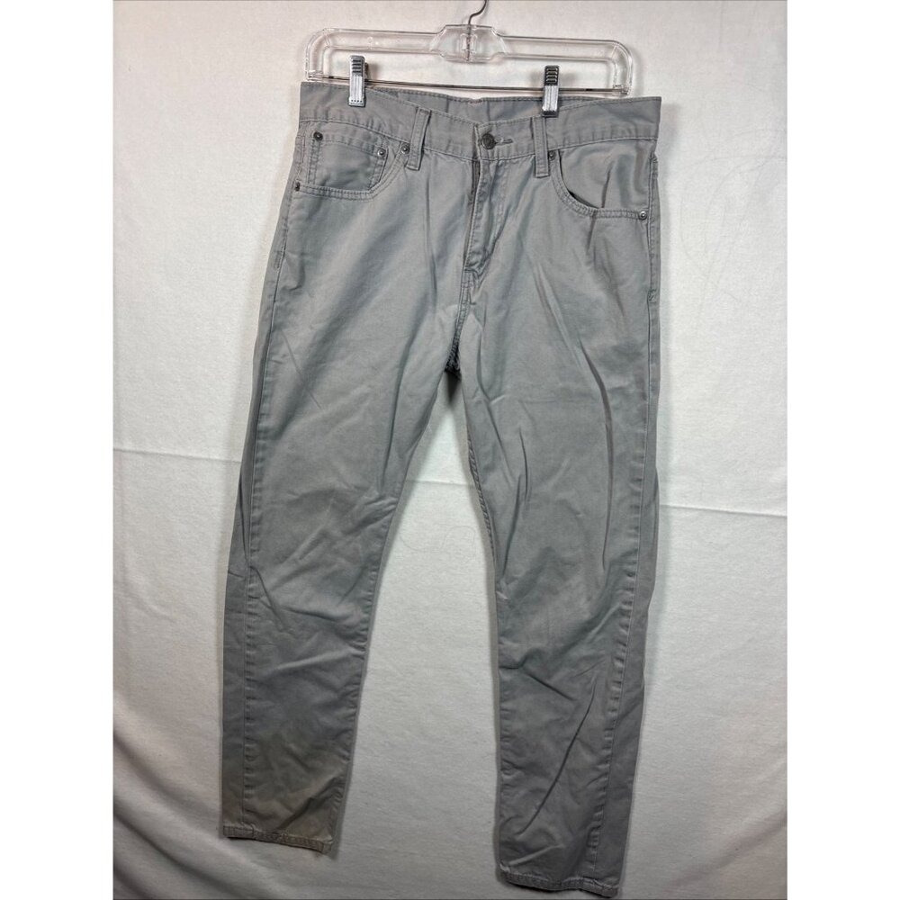 Levis 508 Regular Taper Fit‎ Grey Pants Mens 31x32